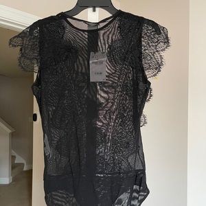 NWT - Zara Sheer Bodysuit